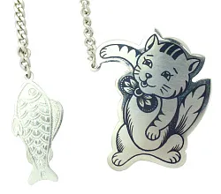  освежитель воды "Рыбачок",  Серебро 925 40500006А05