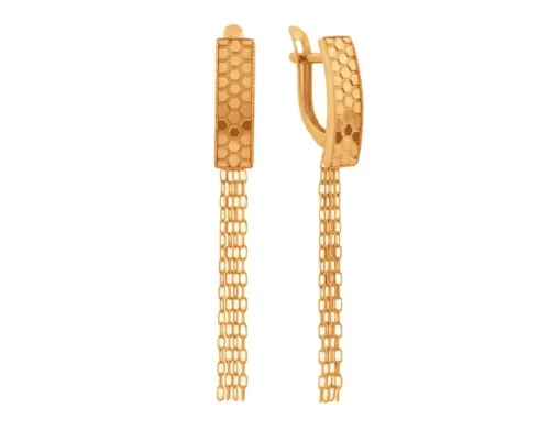 Серьги, Золото 585, Т10062Е579