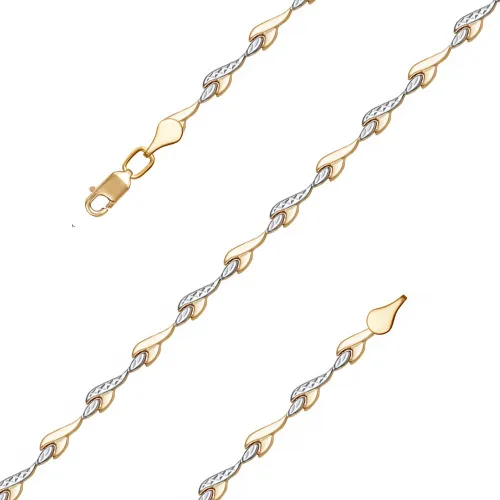 Браслет фантазийный Золото 585 
 ТАБ 6