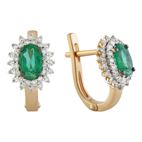 Серьги, Золото 585, 65-41E01064-S0DDEM Серьги, Золото 585, 65-41E01064-S0DDEM