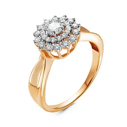 Кольцо Золото 585, Фианит 1335207 1 1 1