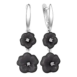 Серьги, Серебро 925, Прочие вставки 90-02-7032-00