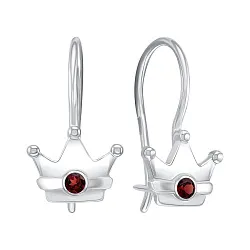 Детские серьги,  Серебро 925, Фианит 90-02-8335-00