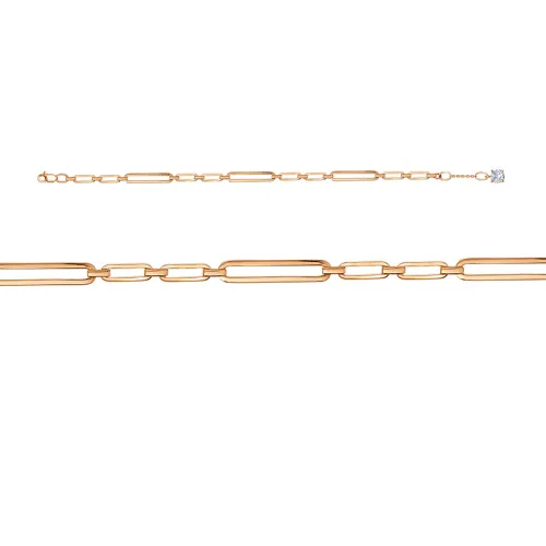 Браслет фантазийный Золото 585 
 7704592/17,5