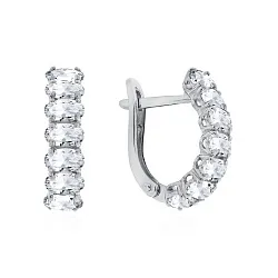 Серьги, Серебро 925, Фианит 2340201723 Серьги, Серебро 925, Фианит 2340201723