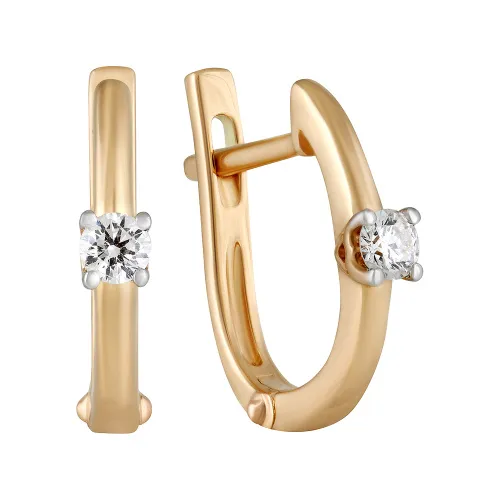 Серьги, Золото 585, 65-41E01263-F1DD Серьги, Золото 585, 65-41E01263-F1DD