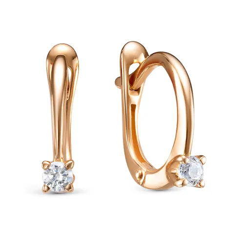 Детские серьги,  Золото 585, 1207450