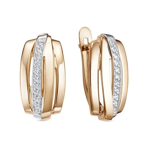 Серьги, Золото 585, 1207293 Серьги, Золото 585, 1207293