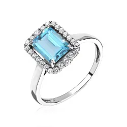 Кольцо Серебро 925, Топаз 1340071959л