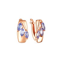 Серьги, Серебро 925, Топаз С-416пТв