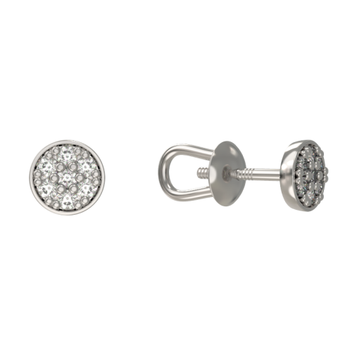 Серьги пусеты-гвоздики, Серебро 925, 1034652-01110