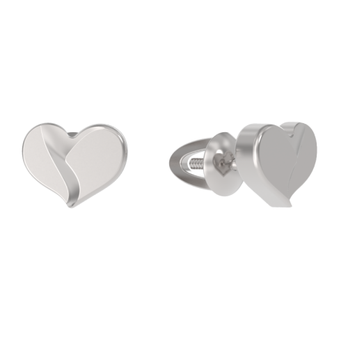 Серьги пусеты-гвоздики, Серебро 925, 1040062-00000