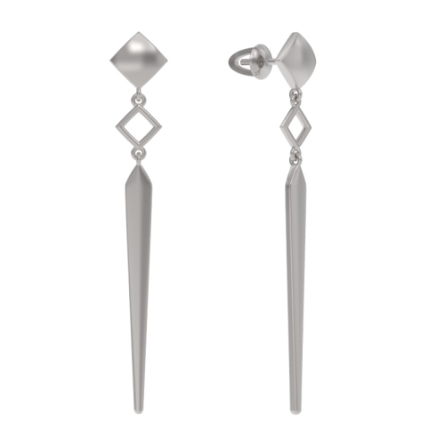 Серьги пусеты-гвоздики, Серебро 925, 1042162-00000