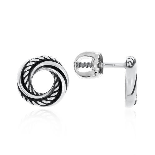 Серьги пусеты-гвоздики, Серебро 925, П310401720