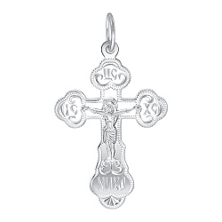 Подвеска крест, Серебро 925 92-21-0017-00