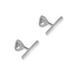 Серьги пусеты-гвоздики, Серебро 925 с1144рв                  