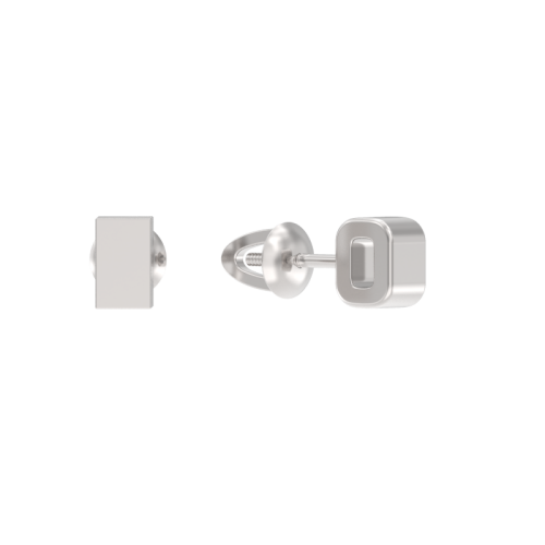 Серьги пусеты-гвоздики, Серебро 925, 1045182-00000