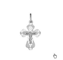 Подвеска крест, Серебро 925 91-21-0081-00
