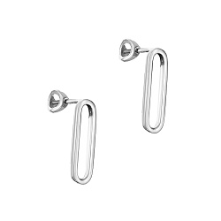 Серьги пусеты-гвоздики, Серебро 925 с1154рв