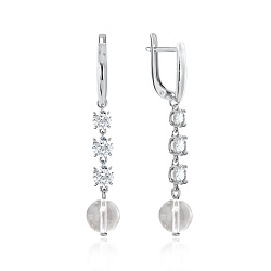 Серьги, Серебро 925, Кварц 2340521510