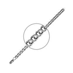Цепочка Серебро 925, плетение Бисмарк 1055