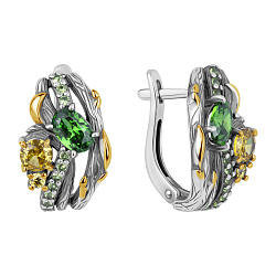 Серьги, Серебро 925, Фианит 2317872124л-108