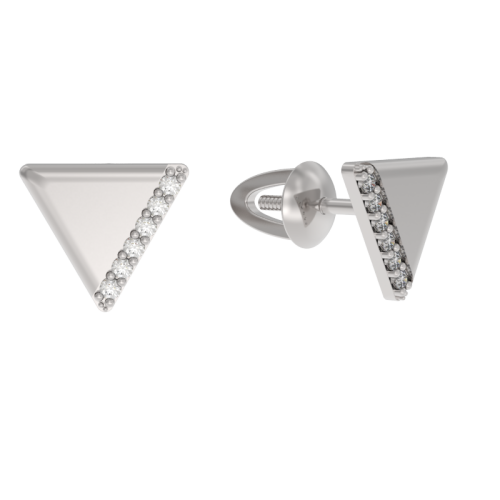 Серьги пусеты-гвоздики, Серебро 925, 1040262-01110
