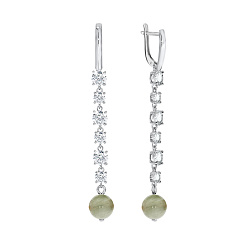 Серьги, Серебро 925, Кварц 2340991511