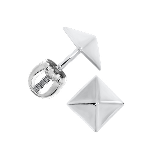 Серьги пусеты-гвоздики, Серебро 925, 2340400545