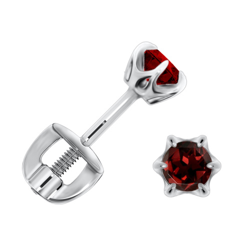 Серьги пусеты-гвоздики, Серебро 925, П340150335