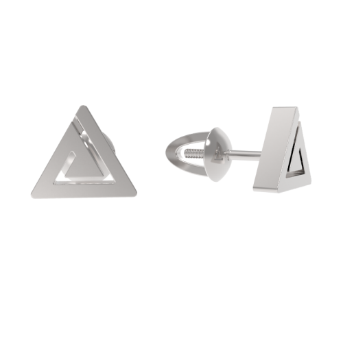 Серьги пусеты-гвоздики, Серебро 925, 1037432-00000