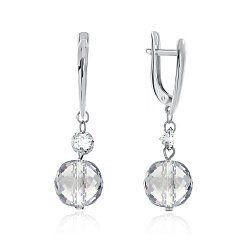 Серьги, Серебро 925, Кварц 2340520625
