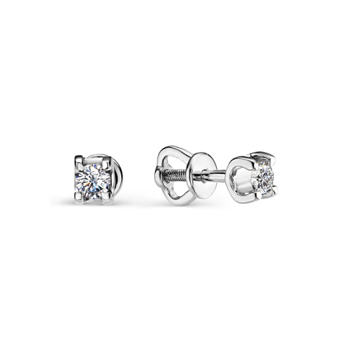 Серьги пусеты-гвоздики, Золото 585, С0149-220