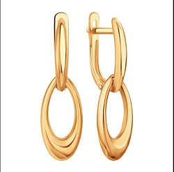 Серьги, Золото 585 Т10002Г314