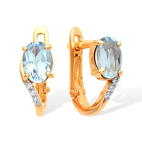 Серьги, Золото 585, С122-1723Т