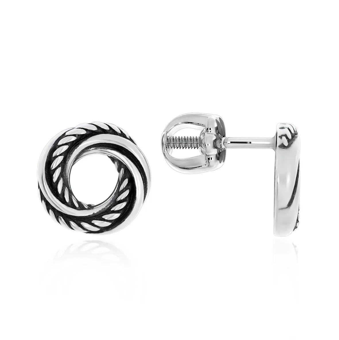 Серьги пусеты-гвоздики, Серебро 925, П310401720