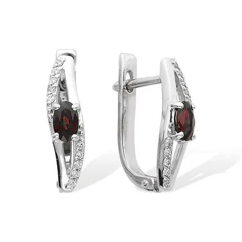 Серьги, Золото 585, С215-1230ГТР