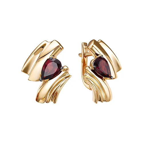 Серьги, Золото 585, С124-6398Гр