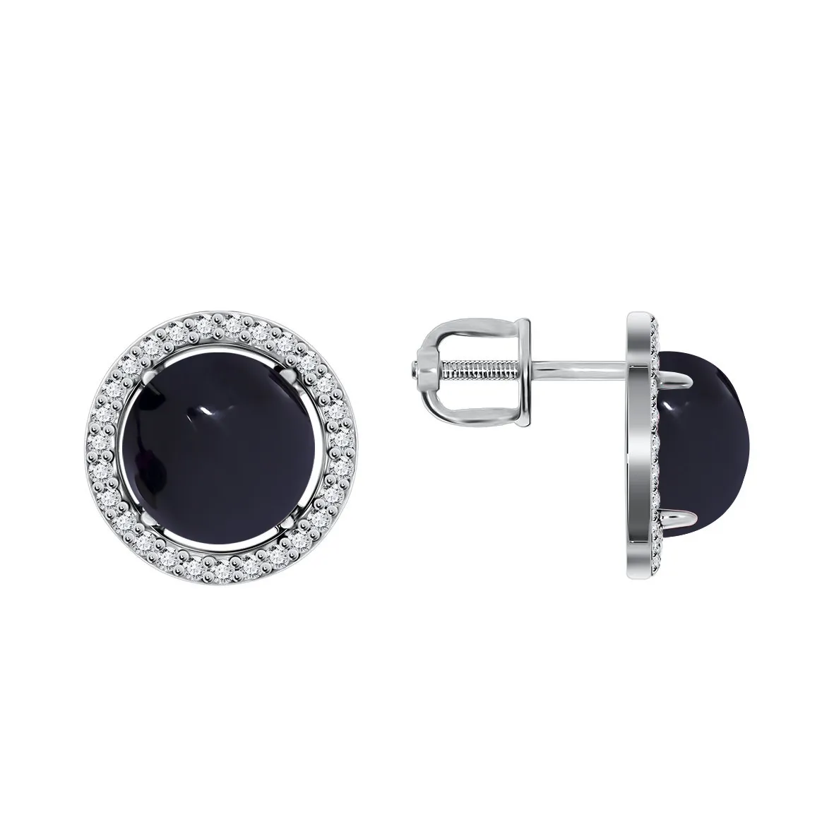 Серьги пусеты-гвоздики, Серебро 925, 2340392055-20