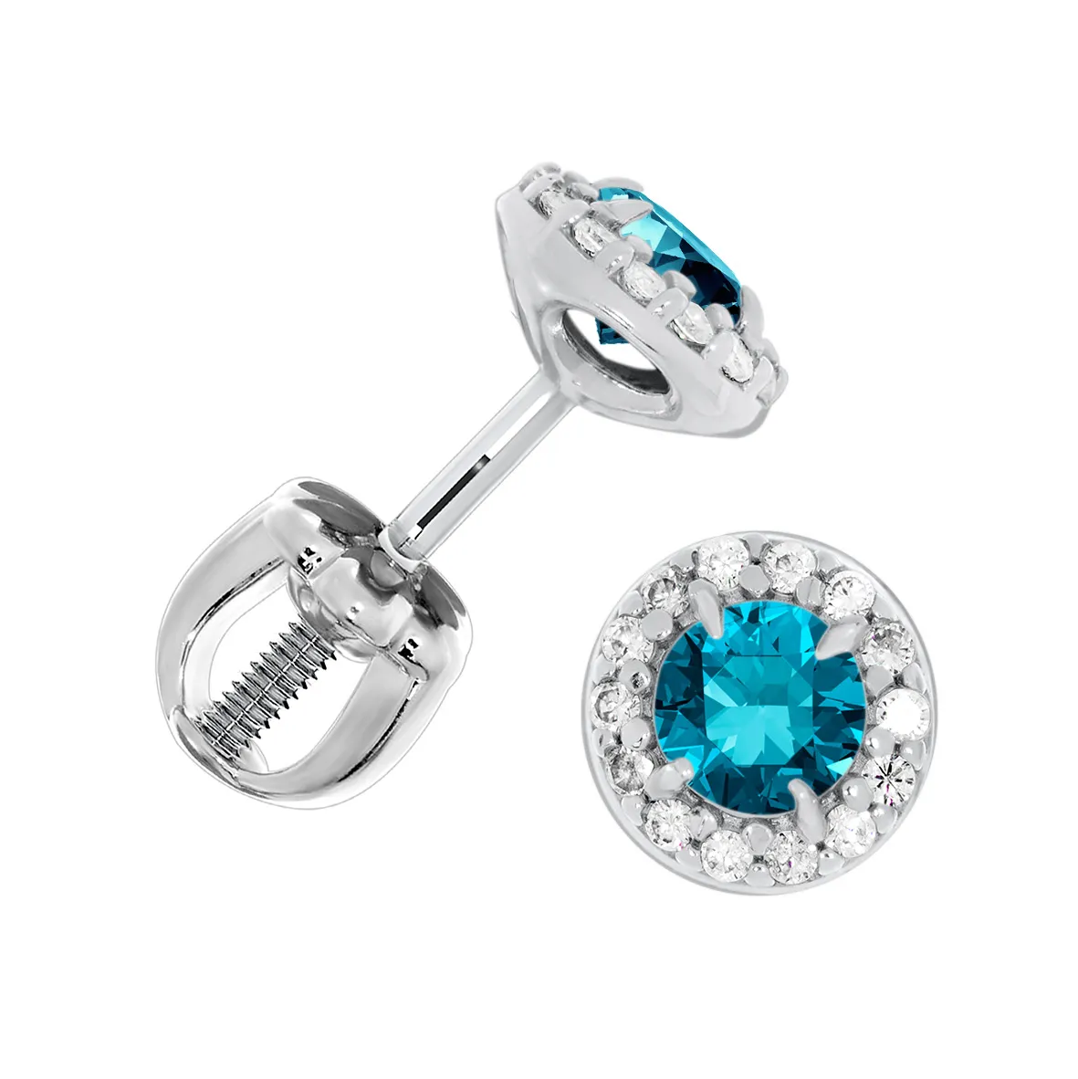 Серьги пусеты-гвоздики, Серебро 925, П340074140л-76