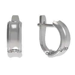 Серьги, Серебро 925, Фианит 1035552-01110