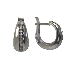 Серьги, Серебро 925, Фианит 1028612-01110