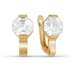 Серьги, Золото 585, Фианит 123342