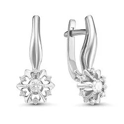 Серьги, Золото 585, Бриллиант 94010028