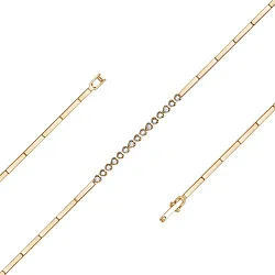 Браслет фантазийный Золото 585 
 , Бриллиант Бр112-7514-17 Браслет фантазийный Золото 585 
 , Бриллиант Бр112-7514-17