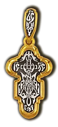 Подвеска крест, Серебро 925 08186 Подвеска крест, Серебро 925 08186