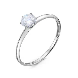 Кольцо Золото 585, Фианит б1101543 Кольцо Золото 585, Фианит б1101543