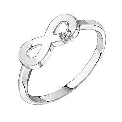 Кольцо Золото 585, Фианит 21-118344 Кольцо Золото 585, Фианит 21-118344