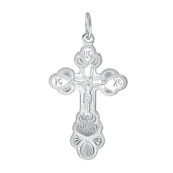 Подвеска крест, Серебро 925 92-21-0073-00 Подвеска крест, Серебро 925 92-21-0073-00