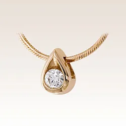 Колье,  Золото 585, Бриллиант 325311ю Колье,  Золото 585, Бриллиант 325311ю